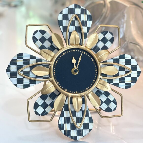 MacKenzie-Childs Blooming Desk / Mantle Clock-NEW - Picture 2 of 16